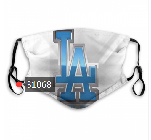 2020 Los Angeles Dodgers Dust mask with filter 14